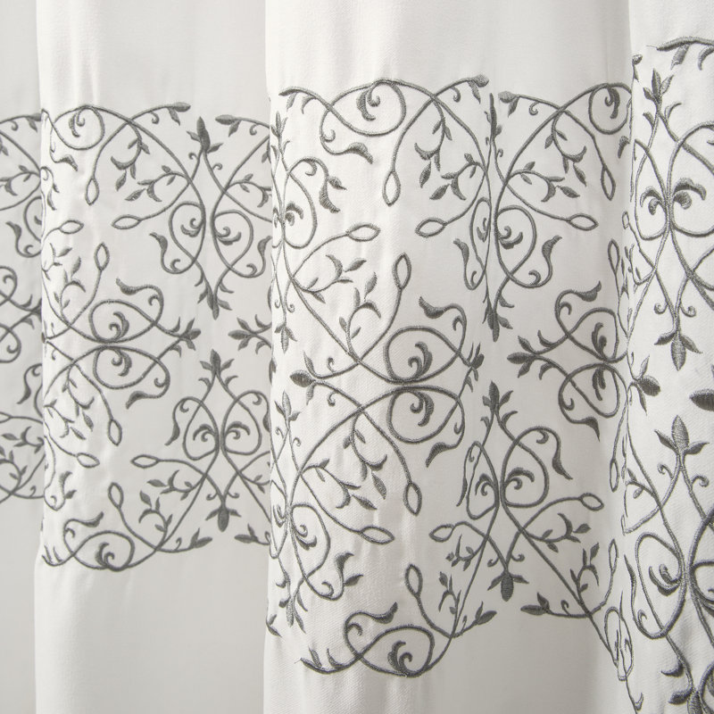 Rideau de douche Scroll, Gris