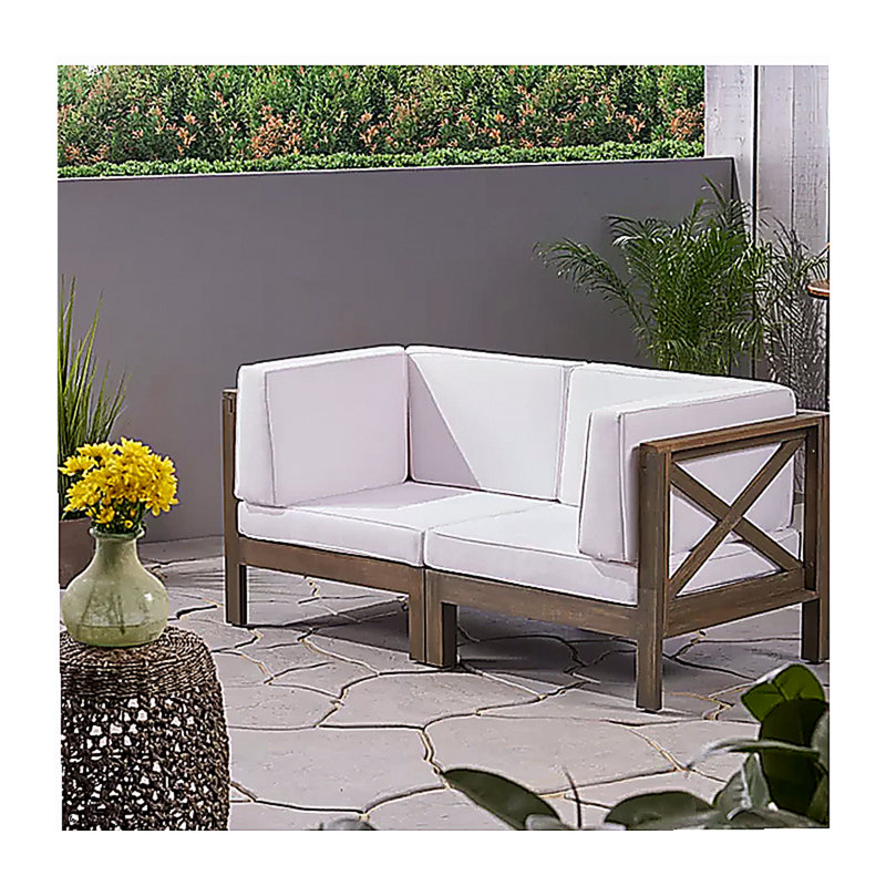 BRAVA X-BACK LOVESEAT, WHITE