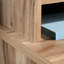 Rangement en bois d'ingénierie brun pour bureau avec ambiance Coastal