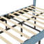 Lit simple tapissier avec 2 tables de chevet - Ensemble de chambre à coucher moderne-1376801648