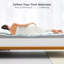 Très grand matelas en mousse viscoélastique gélifiée 2 pouces pour matelas à circulation d'air de conception ventilée de longue durée, nous, adoucissant les matelas et régulant la chaleur