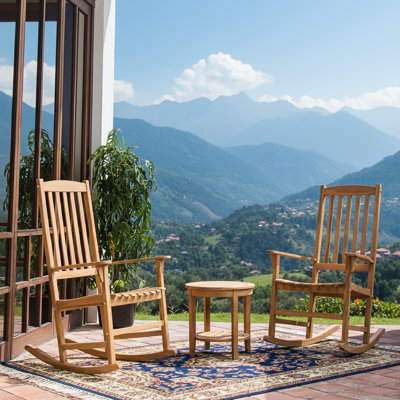 Cesco Outdoor Cineraria Rocking Chair (Set Of 2)