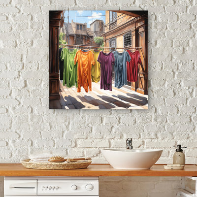 Laundry Day Village 2 - Art mural