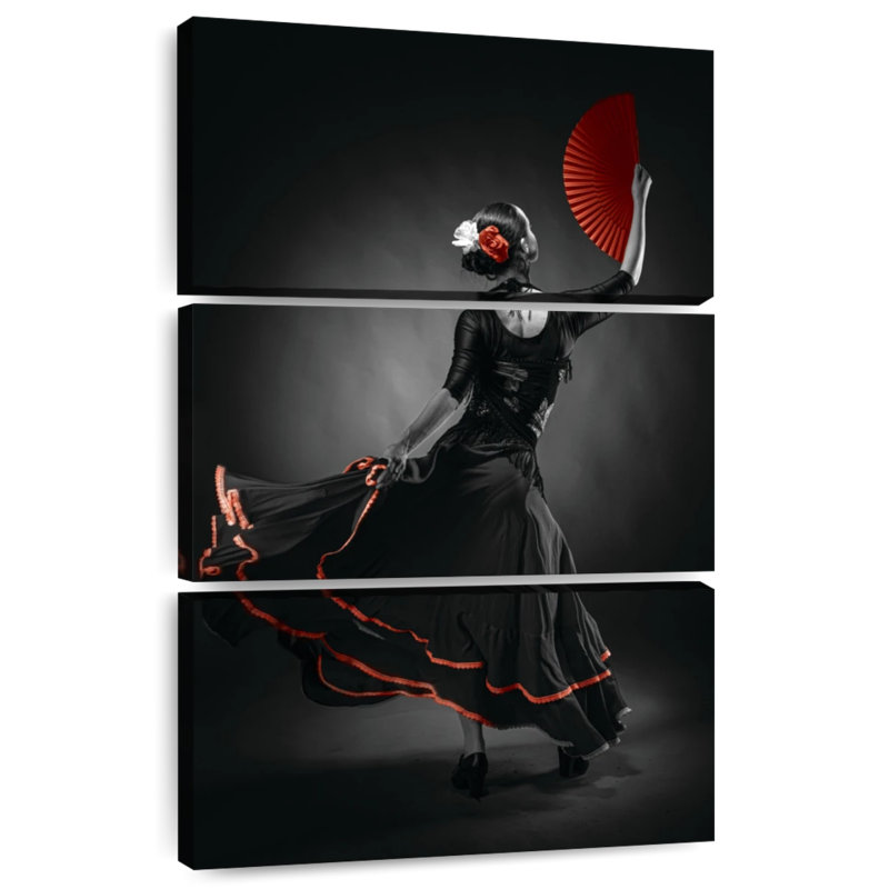 Danseur de flamenco Enn Pop, H 50 po x l 32 po