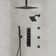 Dual Shower Heads System with Handheld Spray, Thermostatic Shower Faucet Set