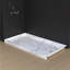 Base de douche rectangulaire 60 po x 30 po à simple seuil en acrylique avec drain à droite - Bac de douche triple alcôve avec plancher antidérapant-101430101-129241476