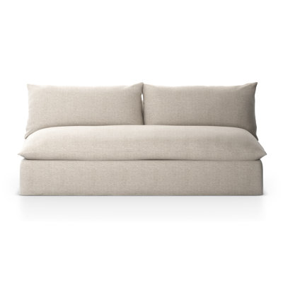 Jovian 72'' Wide Aluminum Loveseat with Cushions