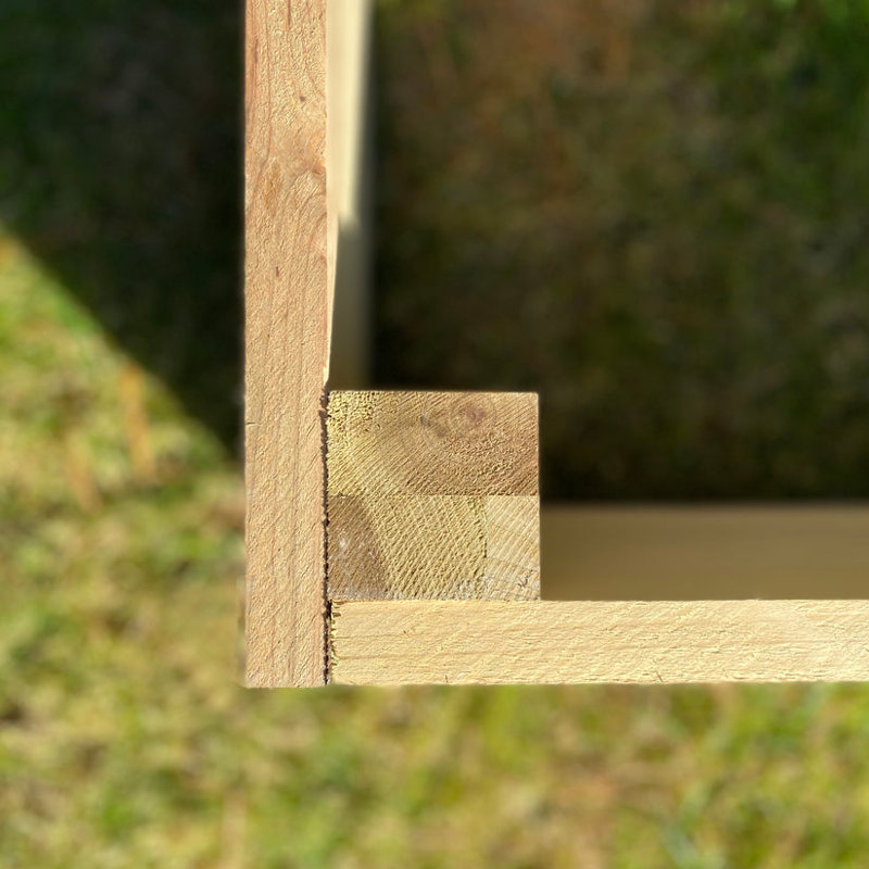 Borjan Wood Raised Garden Bed