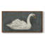 Cygne blanc / cygne noir II - Toile tendue avec châssis encadré - Prêt à être accroché-749184539-749184536