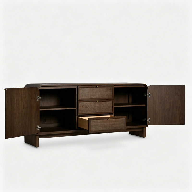 Buffet maison de style rétro, Noyer