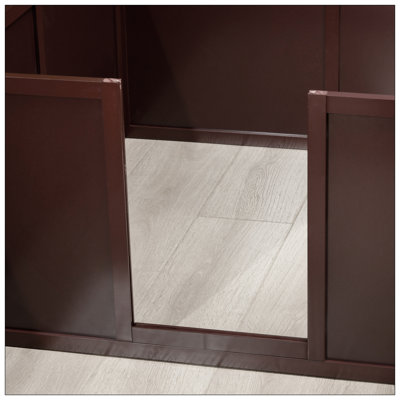 Boîte de mise bas pour chiens avec portes amovibles, parc confortable pour chiots nouveau-nés, idéal pour l'intérieur, 81 po x 39 po x 20 po