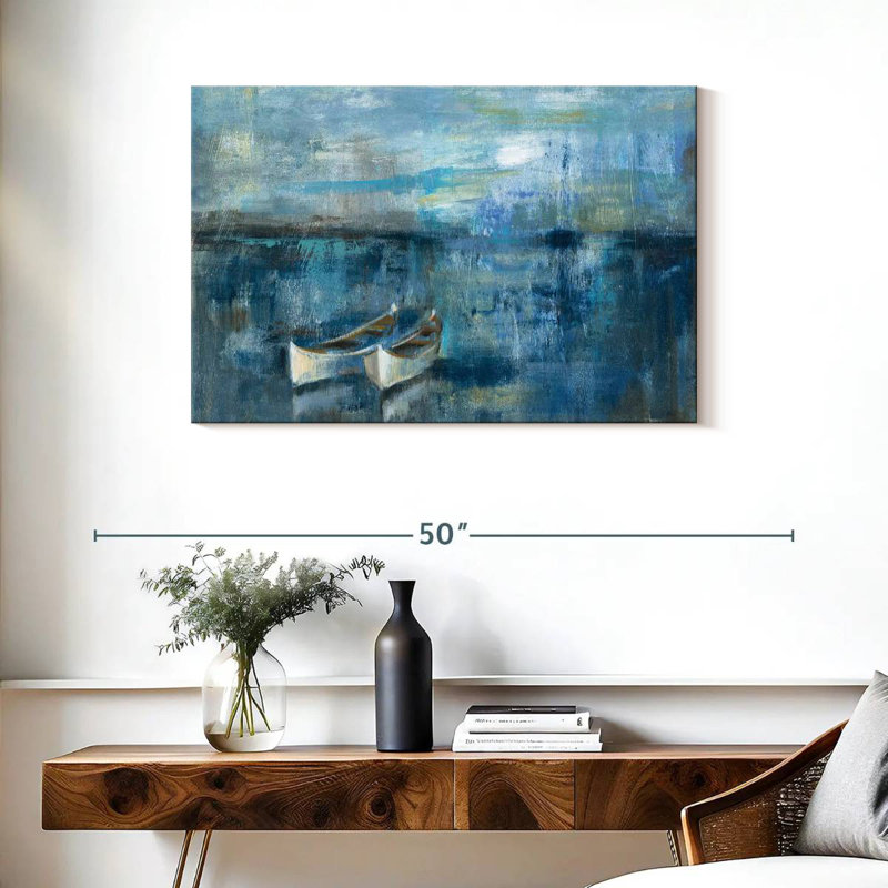 Mehar Two Boats, 24" H x 36" W