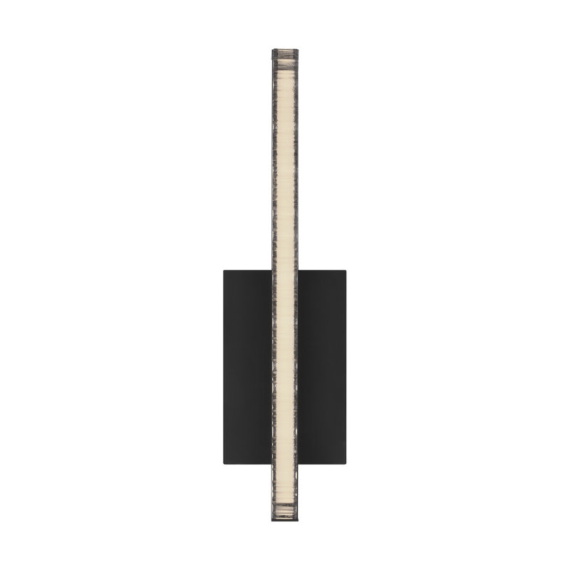 Serre 1 - Light LED Flush Mounted Sconce, Nightshade Black