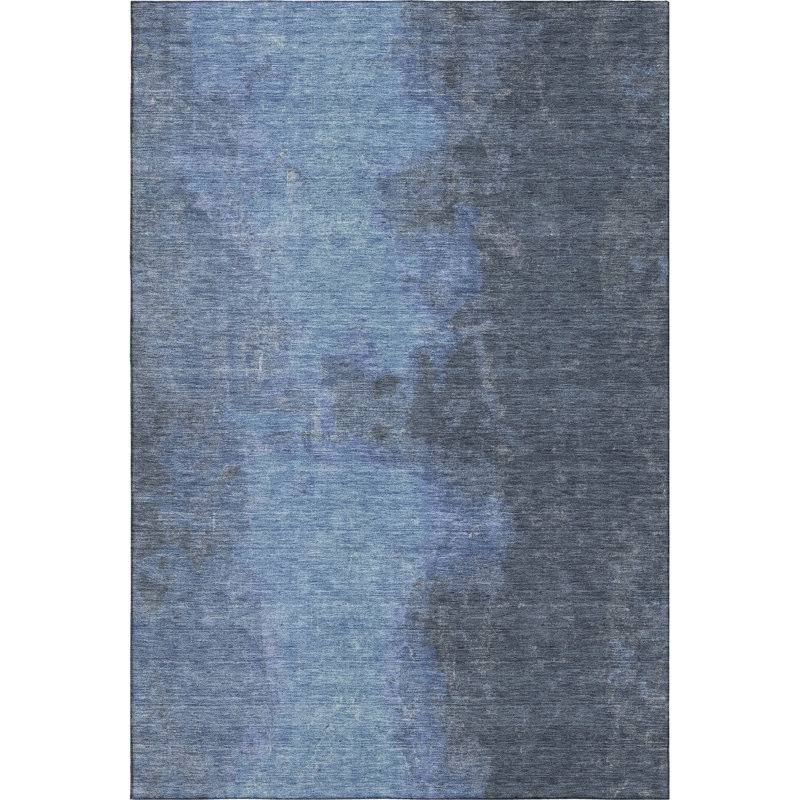 Premium Machine Washable Bucz AMF1742 Modern Rug, Rectangle 8' x 10'
