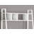 18" White Rectangular Ladder Desk