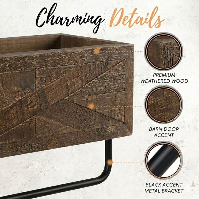 Rustic Farmhouse Floating Shelves For Bathroom with Towel Rack