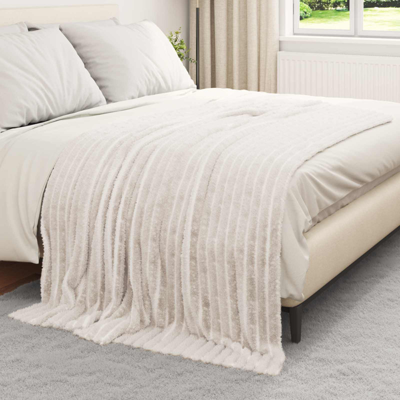 5.1-42 Throw Blanket, 200cm x 150cm, Cream