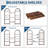 4 Tier Arched Triple Column Bookshelf, Industrial Metal Frame Open Display Storage Shelf for Living Room Home Office-128967518