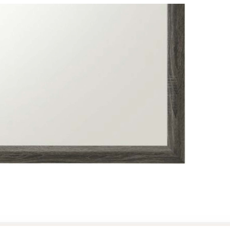 Valdemar Weathered Gray Finish Mirror