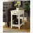 Bertie White Finish Accent Table