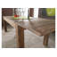 Nature 90 cm Extendable Sheesham and Rosewood Rectangular Wood Top Dining Table with Stainless Steel Base-90488094