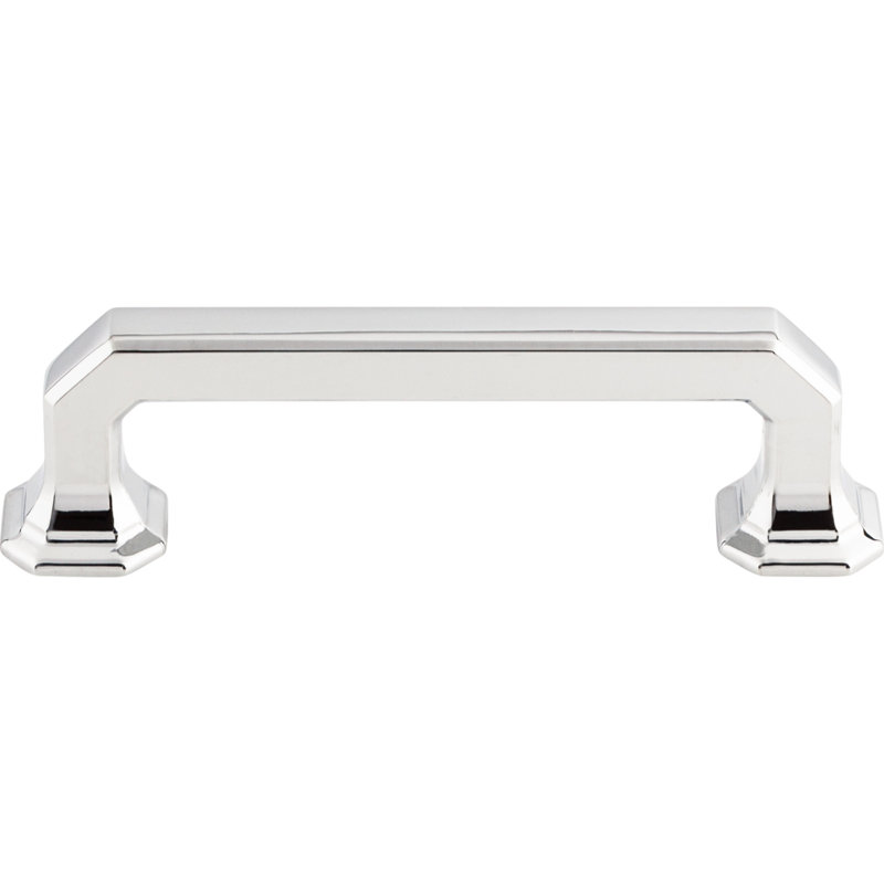 Emerald Bar pull, 3 3/4" Center to Center, Polished Chrome