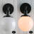 Eula Glass Armed Sconce-1556344486