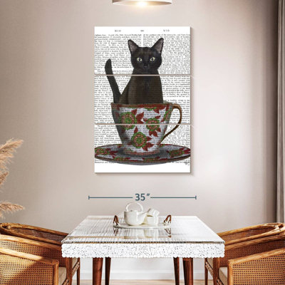 Ketti Black Cat In A Teacup I