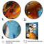 «Blue and Yellow Duck Portrait I - Duck Animal», art mural-855066040-821206719
