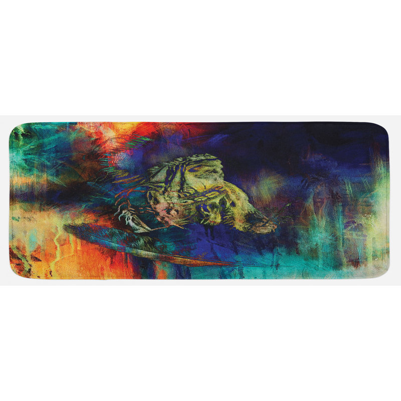 Tapis de cuisine tribal