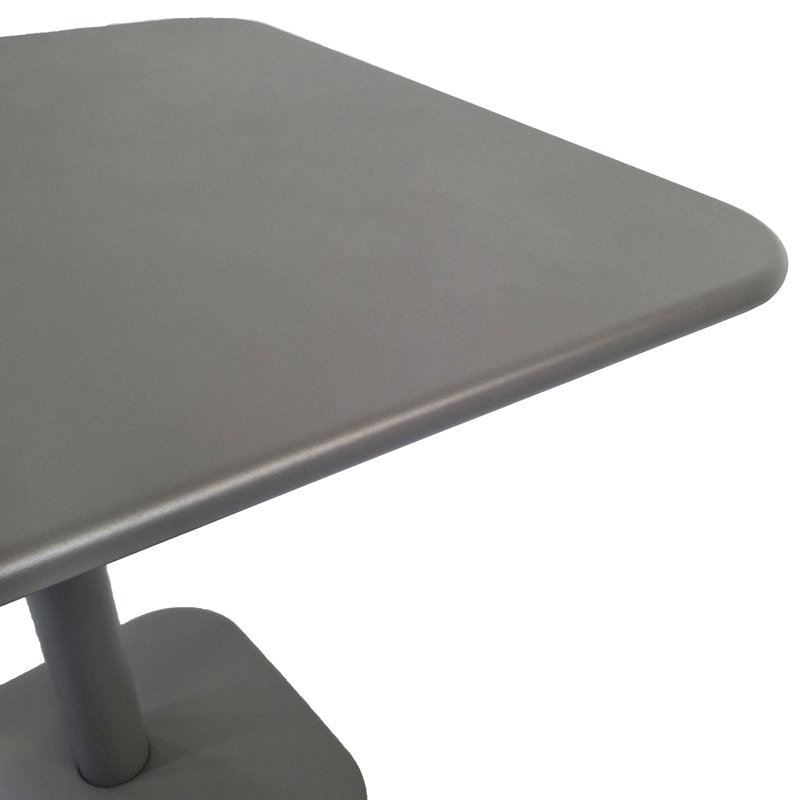 4 - Person Steel Dining Set, Green, Grey