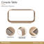 West Kensington Console Table-1536853457