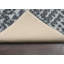 Tapis gris / blanc à motif abstrait touffeté-1477411740