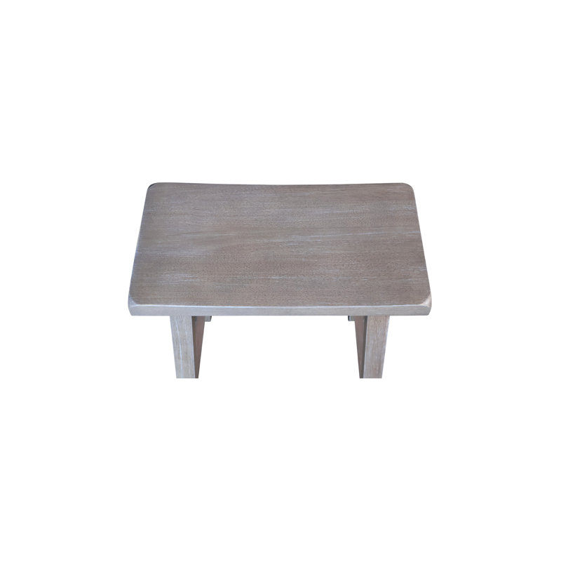 Creations Sawhorse Counter Stool, Counter Stool (24" Seat Height), Washed Gray Taupe