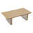 Rectangular Aluminum & HDPE Wicker Coffee Table-1599644234