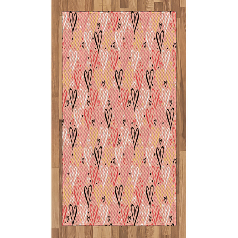Tapis décoratif Coral, Rectangle 2 pi 7 po x 5 pi