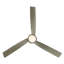58" Twirl 3 - Blade Outdoor/Indoor Smart Propelier Ceiling Fan with Remote Control and LED Light Kit Included, Works With Alexa and iOS / Android App; Graphite/Weathered Wood-56436965