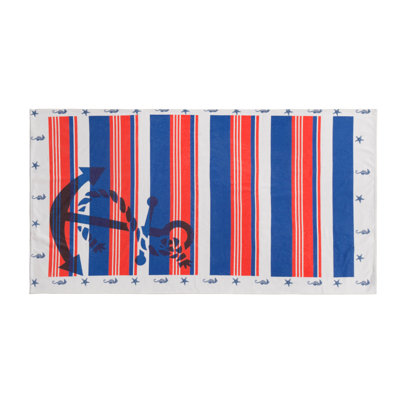 Eneas Plush Jacquard Beach Towel