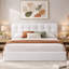 Lit plateforme tapissier avec rangement Arcadia-258869800-258869799