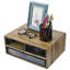 Organisateur de bureau à domicile en bois d'acacia