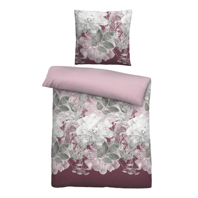 Floral Duvet Cover Set with Pillow Shams Included