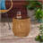 Round Glass Outdoor Side Table , 15.5 " W 15.5 " D-1006013659