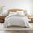 Quilt Coverlet Set All Season Patterned Reversible Microfiber Ultra Soft Bedding in Scalloped-105813894-105813883