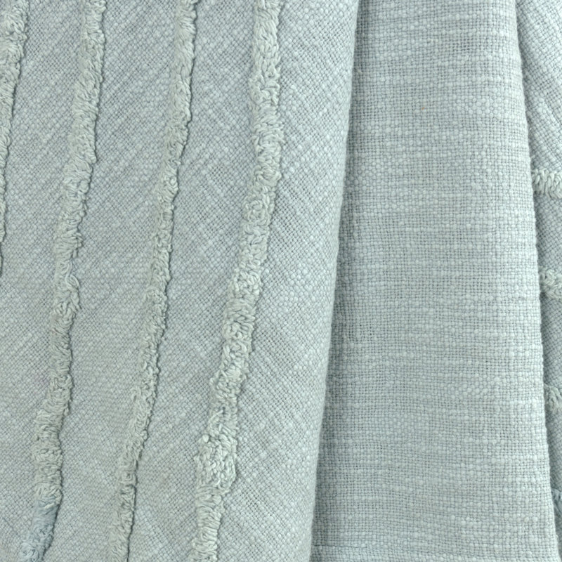 Hand Woven Throw Blanket, Aqua