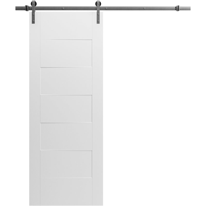 Porte de grange en bois, 28 po x 80 po
