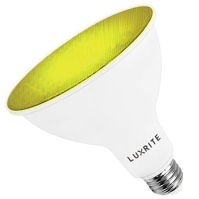 8 watts (45 watts équivalents), DEL PAR38, ampoule à DEL colorée, culot moyen E26 (standard)