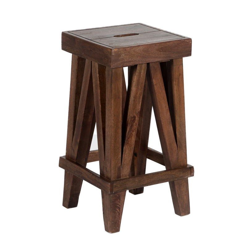 Tabouret à hauteur de comptoir en bois 26 po Ratcliff