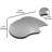 4  Small Adhesive Shaped Mirror Modern & Contemporary Frameless Set-40234289