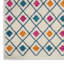 Tapis géométrique ivoire / rose / orange Gillsville-1761456208