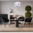 8-Light Chrome Chandelier With A Clear Acrylic Shade